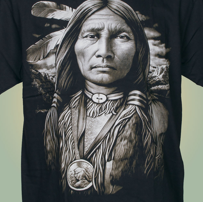 T-shirt Indianina amerykańskiego - Koszulka Indianina - koszulka motocyklowa